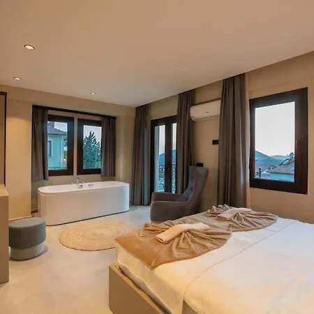 Havuzlu Korunakli Jakuzili Villa *